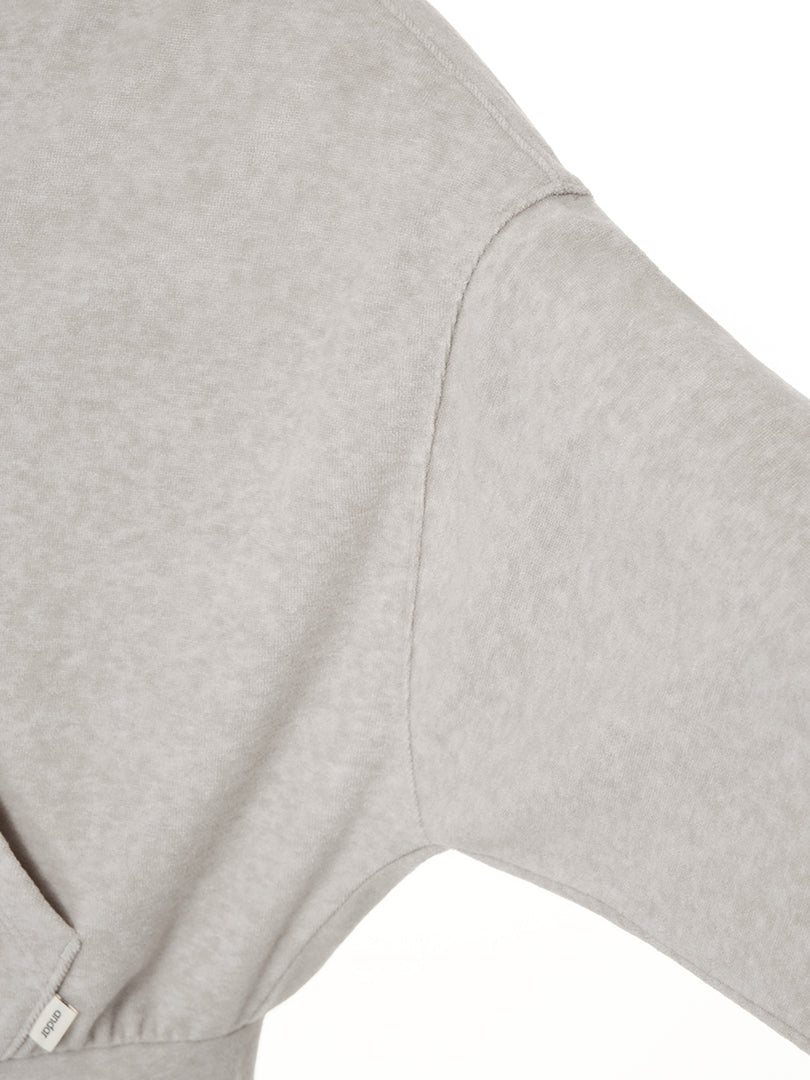 Dream Comfort クロップド フーディ ジップアップ - andar JAPAN