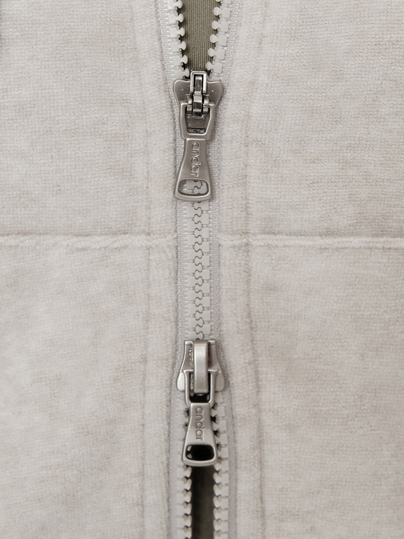 Dream Comfort クロップド フーディ ジップアップ - andar JAPAN