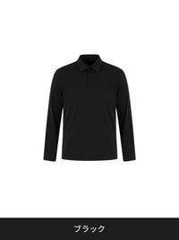 [2SET] NEW Airy Fit メンズ ポロシャツ (長袖)＋クラシックソックス贈呈