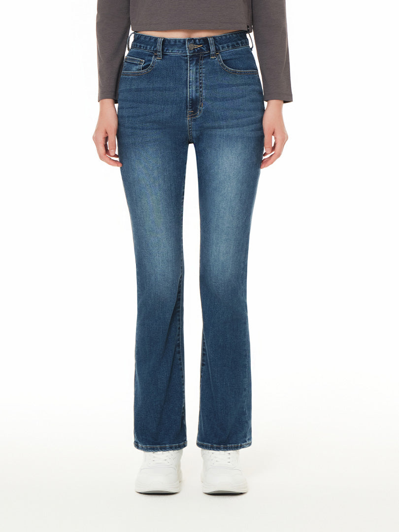 airdenim セミ ブーツカットジーンズ