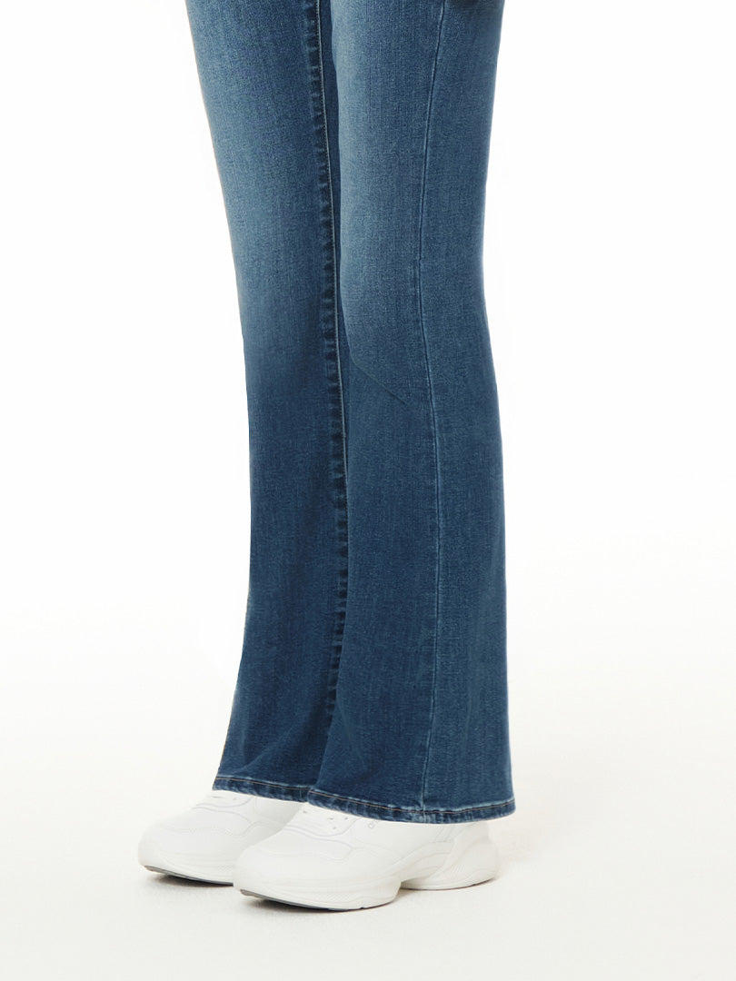 airdenim セミ ブーツカットジーンズ