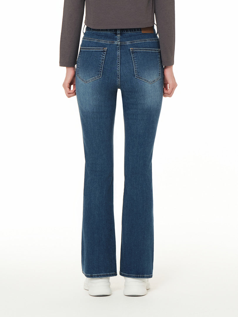 airdenim セミ ブーツカットジーンズ