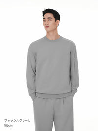 Mildmooth メンズ リラックスフィット トレーナー - andar JAPAN