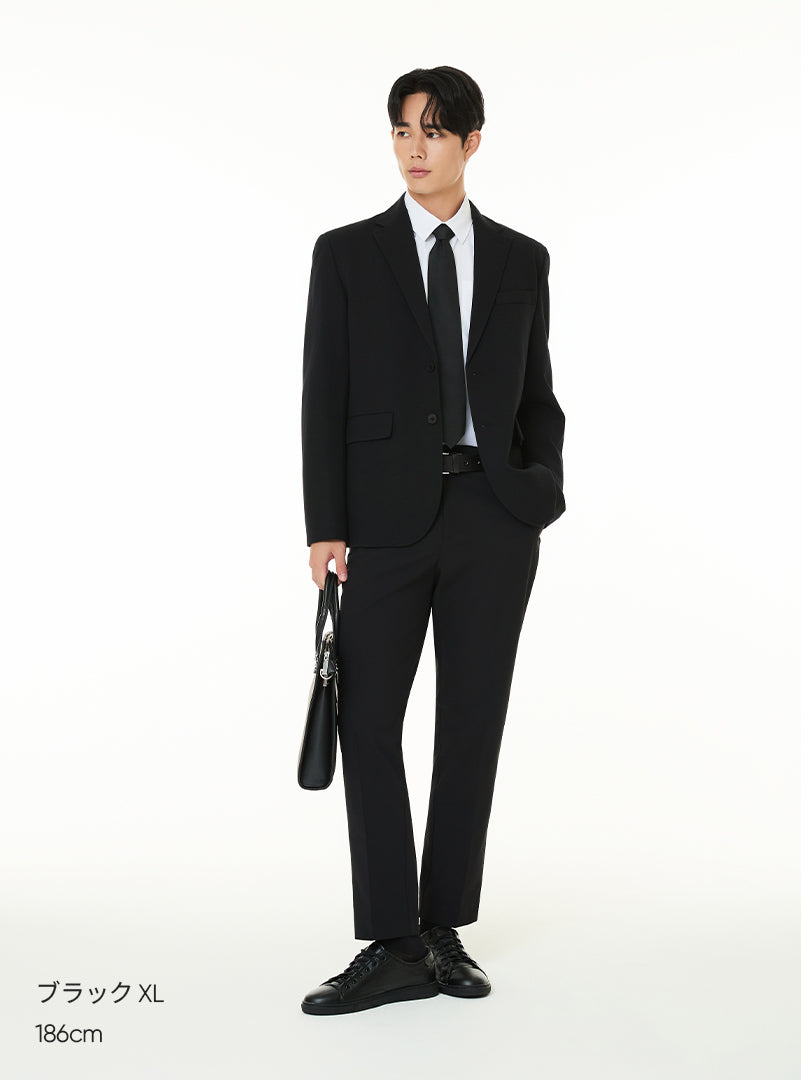 [SET] メンズビジカジセットアップ 長袖 (Urbanactive スラックス＋Airy Fit ポロシャツ)＋クラシックソックス贈呈 - andar JAPAN