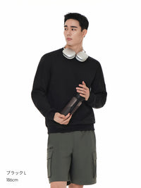 Mildmooth メンズ リラックスフィット トレーナー - andar JAPAN