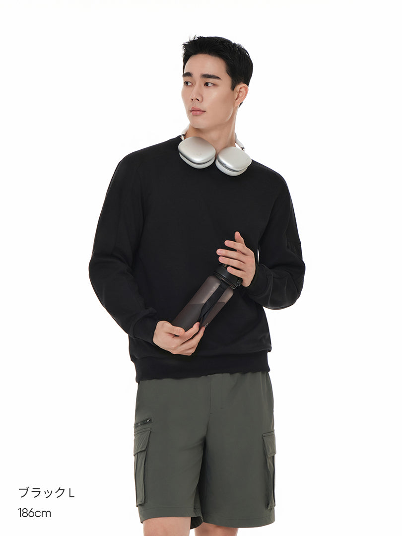 Mildmooth メンズ リラックスフィット トレーナー - andar JAPAN