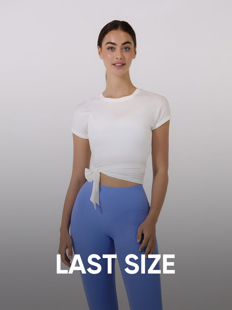 [LAST SIZE] Modal サステイナブル タイアップ トップス (半袖) - andar JAPAN