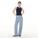 ice airdenim セミワイドデニム