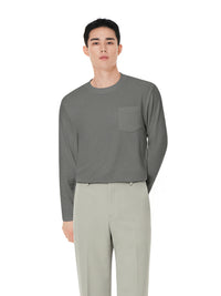 Primeknit メンズ ポケットニット (長袖) - andar JAPAN