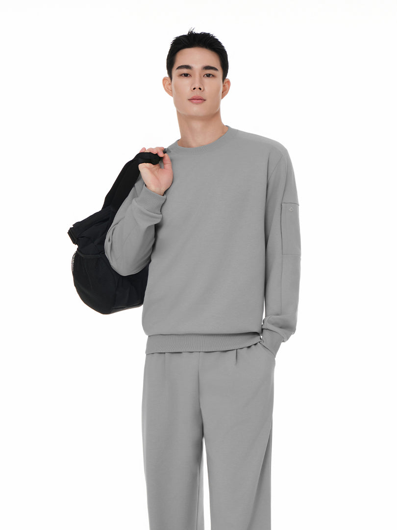 Mildmooth メンズ リラックスフィット トレーナー - andar JAPAN