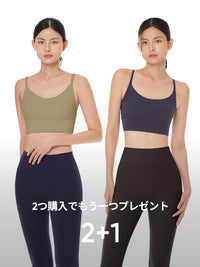 [2+1] Relair オールデイ クロップド スポーツブラ - andar JAPAN