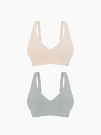 [2SET] andar オールデイフィット ブラ(パッド一体型 / 2タイプ選択可) + 冬の運動用クーリングショーツ贈呈