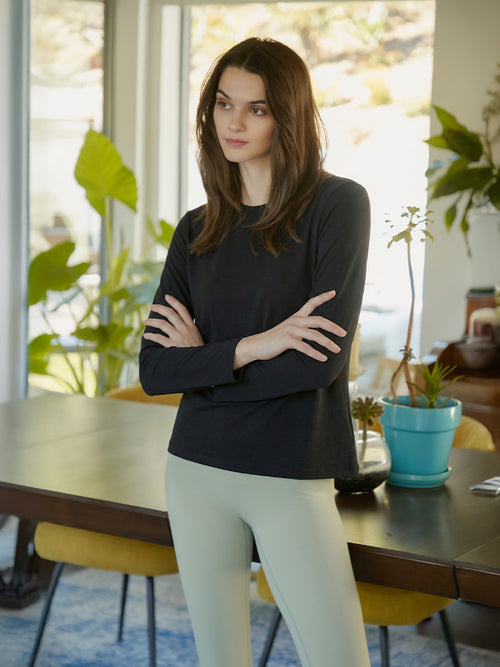 [2SET] Airy Fit スタンダードフィット Tシャツ (長袖) - andar JAPAN