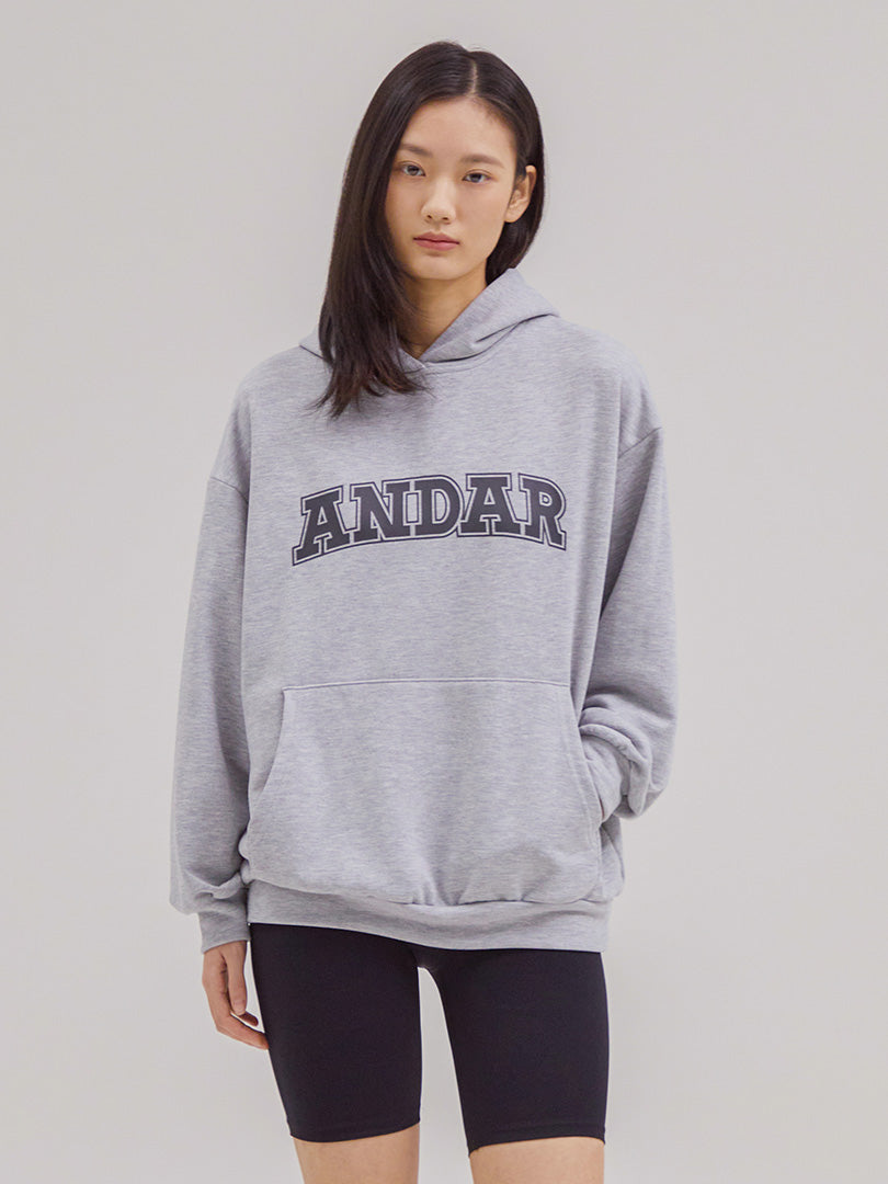 シグネチャー ロゴ オーバーフィット パーカー - andar JAPAN