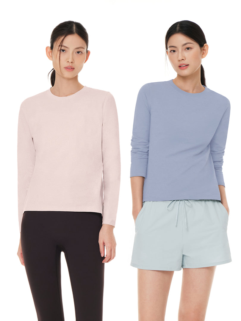 [3SET] NEW Airy Fit スタンダードフィット Tシャツ (長袖)