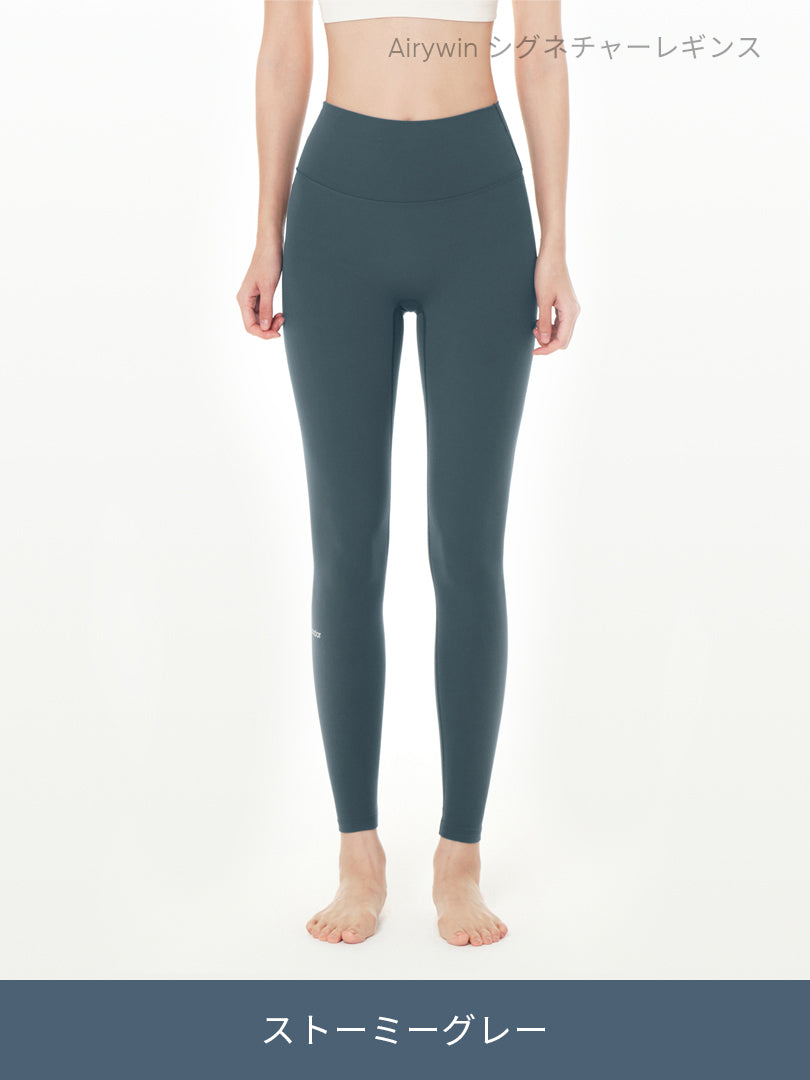 [SET] 初心者All-in-Oneセット(Airywin レギンス+Airy Fit ピーチ起毛 オーバーフィット+クロップドトップ+5本指ソックス) - andar JAPAN