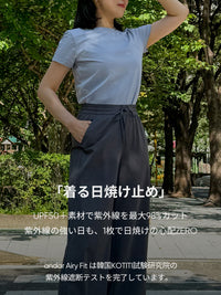 NEW Airy Fit スリムフィット Tシャツ (半袖) - andar JAPAN