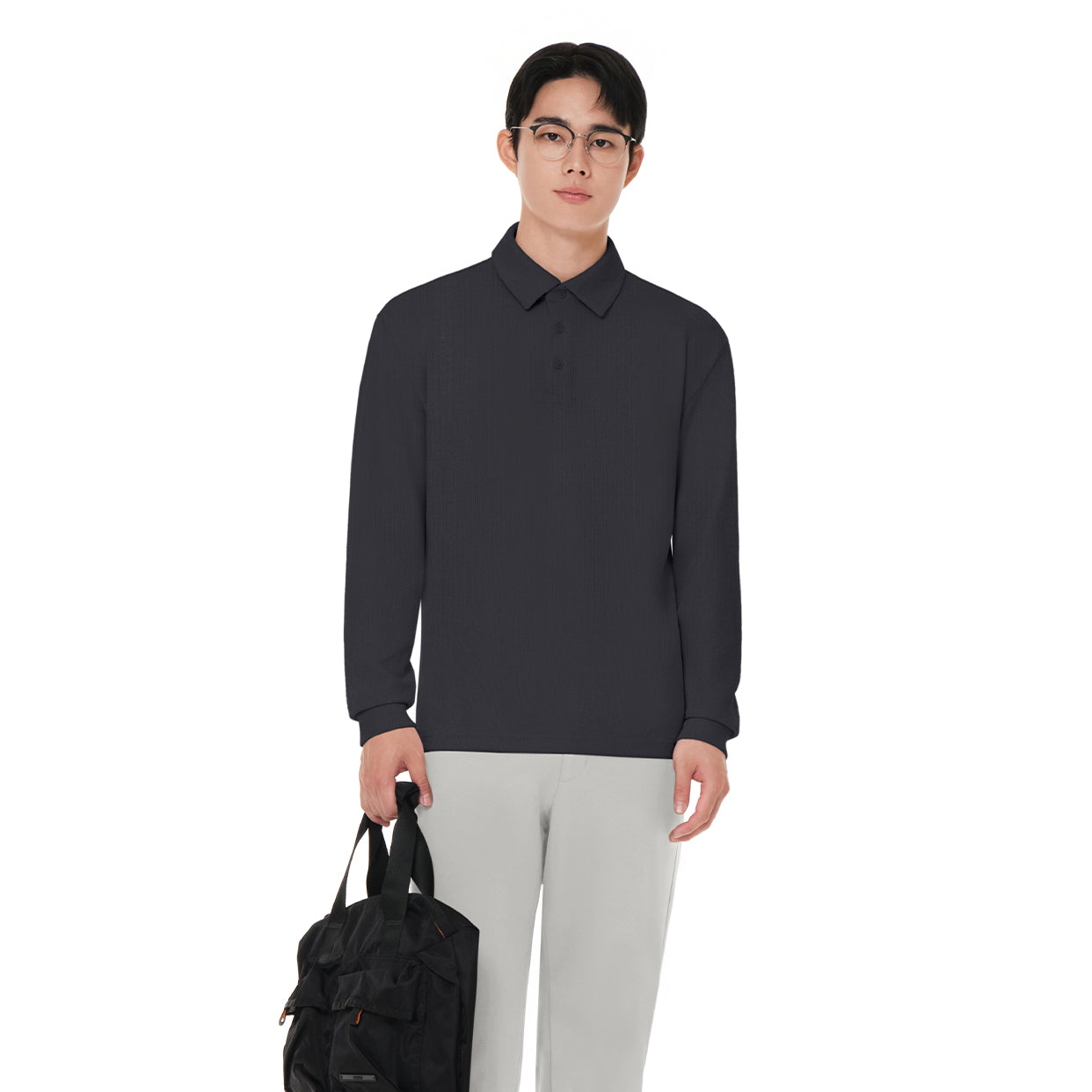 OUTLET] primeknit メンズ ニットポロ (長袖) – andar JAPAN