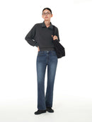 Airdenim 微起毛 ブーツカットジーンズ - andar JAPAN