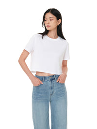 Airessential クロップド トップス (半袖) - andar JAPAN