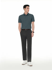 [SET] メンズビジカジセットアップ 半袖 (Urbanactive スラックス＋Airy Fit ポロシャツ)＋クラシックソックス贈呈 - andar JAPAN