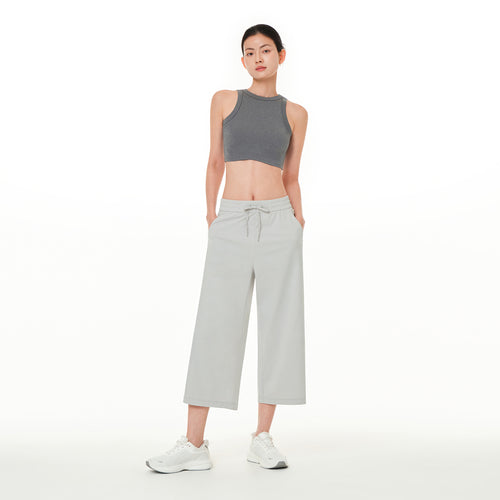 airyfit ワイド クロップドパンツ