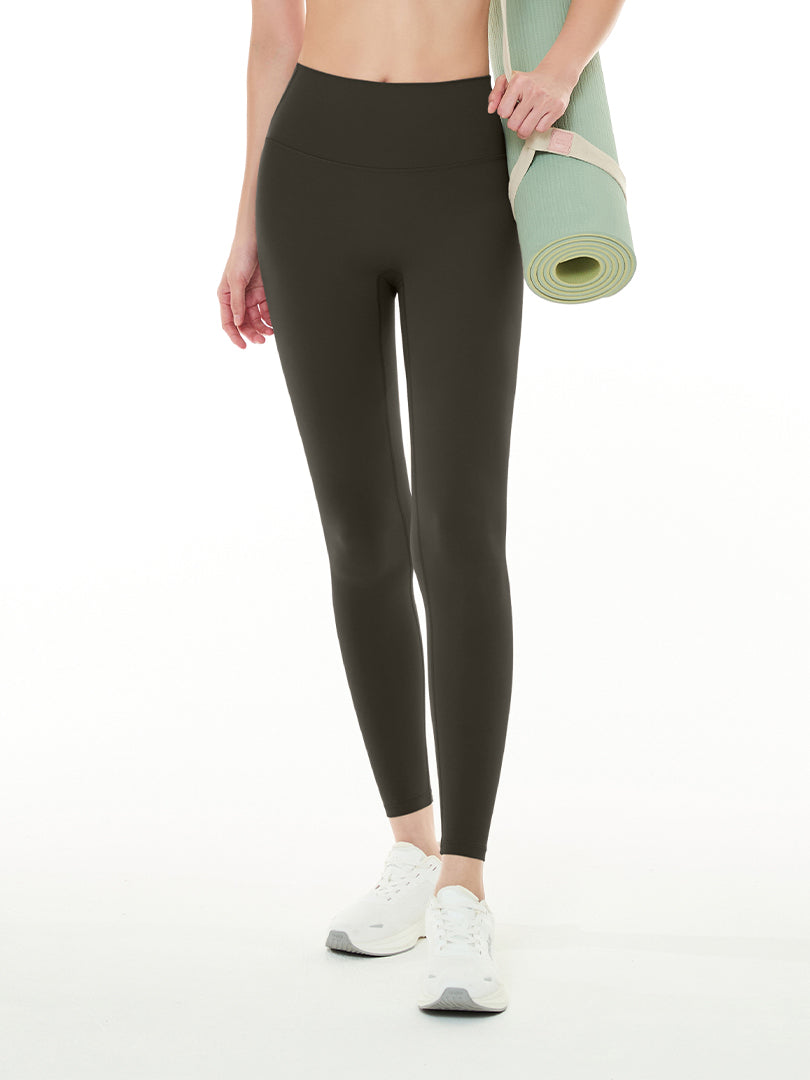 【2セット】andar Airywin 裏起毛レギンス ブラック&カーキグレー 2セット】andar Airywin 裏起毛レギンス ブラック&カーキグレー 2