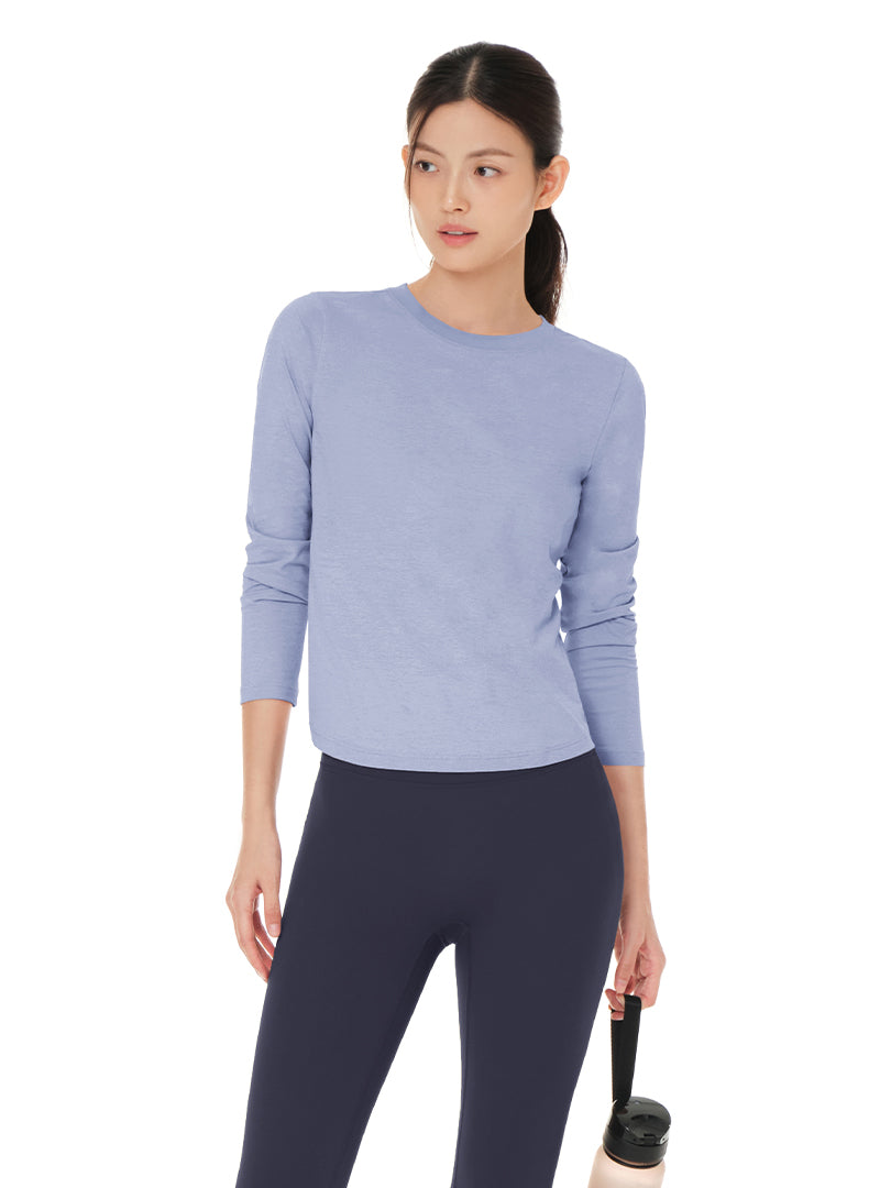 [LINE連携会員限定] NEW Airy Fit スリムフィット Tシャツ (長袖)X - andar JAPAN