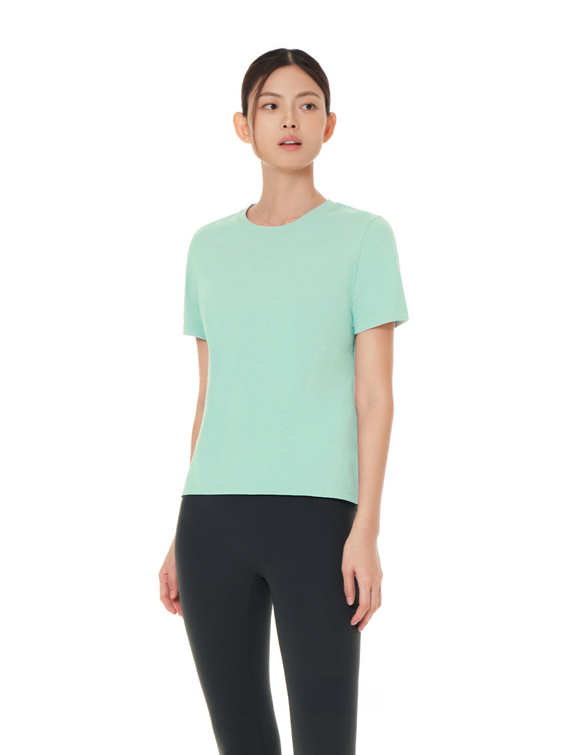 [あさがおソーダ] NEW Airy Fit スタンダードフィット Tシャツ (半袖) (ミスティブルー)