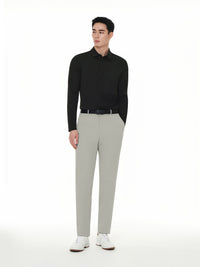 [SET] メンズビジカジセットアップ 長袖 (Urbanactive スラックス＋Airy Fit ポロシャツ)＋クラシックソックス贈呈 - andar JAPAN