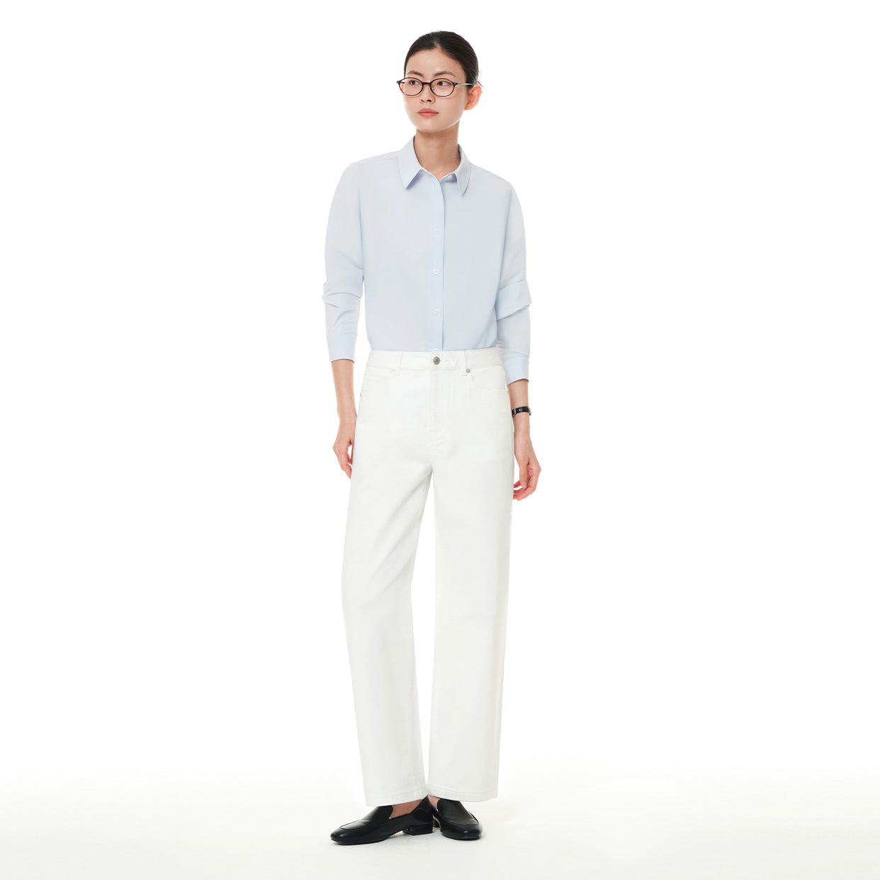 airdenim セミワイド ホワイトデニム - andar JAPAN