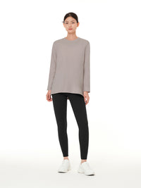 [SET] 裏起毛All-in-Oneセット(Airywin 裏起毛 レギンス+Airy Fit ピーチ起毛 オーバーフィット+クロップドトップ+5本指ソックス) - andar JAPAN