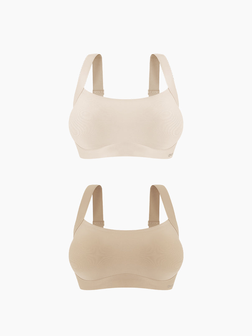 [2SET] andar カバーフィット 脇高ブラ(ワンモールド型/ホックあり) - andar JAPAN