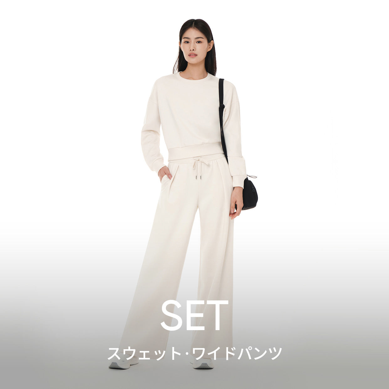 [SET] mildmooth セットアップ (スウェット+ワイドパンツ) - andar JAPAN