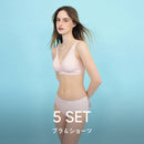 [5 SET] NEW andar オールデイフィット冷感セットアップ  (ブラ＆ショーツ)