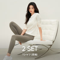 [2 SET] NEW airyfit スタンダードフィットTシャツ (長袖)