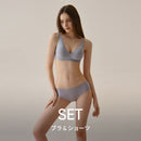 [SET] andar オールデイフィット (ブラ＆ショーツ)