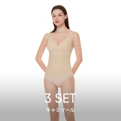 [3 SET] andar オールデイフィットピーチ起毛キャミソール