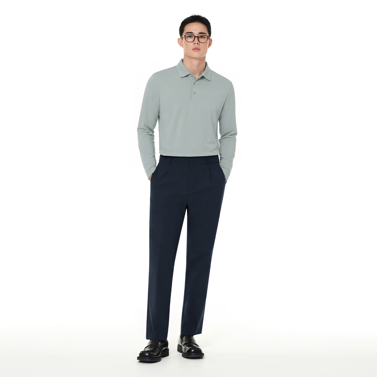 [SET] urbanactive メンズ セットアップ (ポロシャツ+パンツ) - andar JAPAN