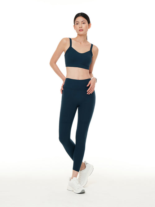 [OUTLET] Airywin ストライプ ポケットレギンス (8.2分丈) - andar JAPAN