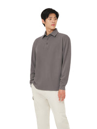 Primeknit メンズ ニットポロ (長袖)