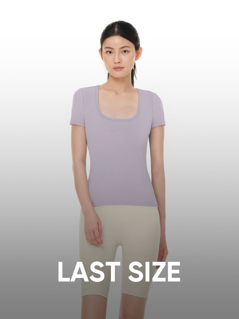 [LAST SIZE] Airtouch スクエアネック Tシャツ (半袖) - andar JAPAN