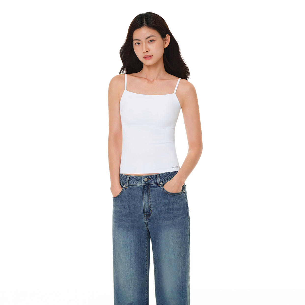 デイリーコンフォート オールデイカップ付きキャミソール