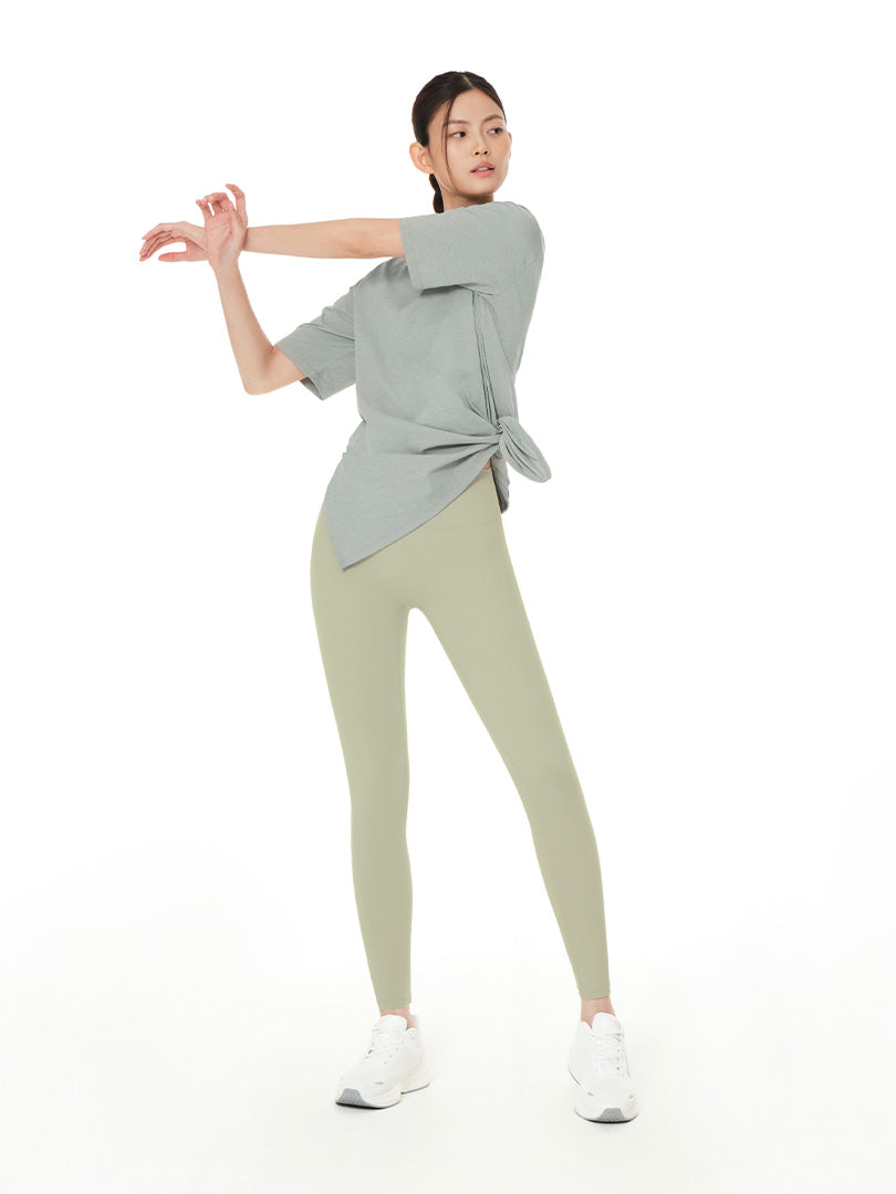 [SET] 初心者All-in-Oneセット(Airywin レギンス＋クロップドトップ＋Tシャツ＋シームレスショーツ)＋5本指ソックス贈呈