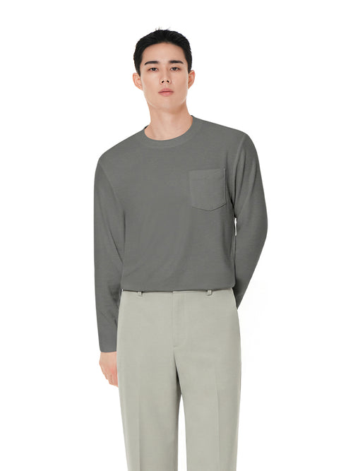 [OUTLET][2SET] Primeknit メンズ ポケットニット (長袖) - andar JAPAN