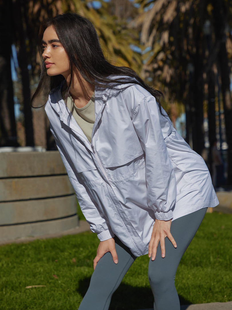 andar(アンダール) クリアする フェザー ミドル ウィンドジャケット 4