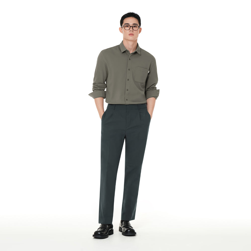 urbanactive メンズ タックパンツ