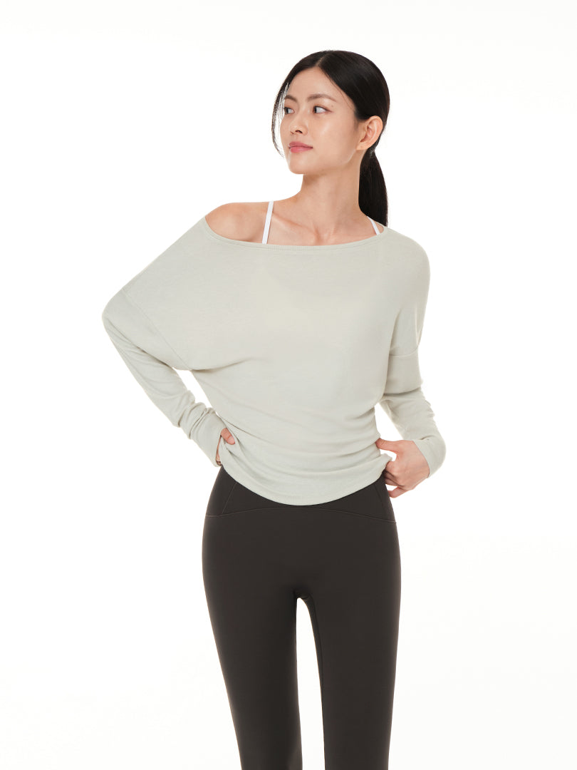 オールデイソフト ボートネックロングスリーブ - andar JAPAN