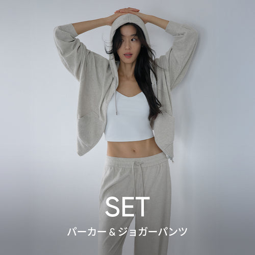 [SET] NEW dreamcomfort セットアップ (パーカー+ジョガーパンツ)