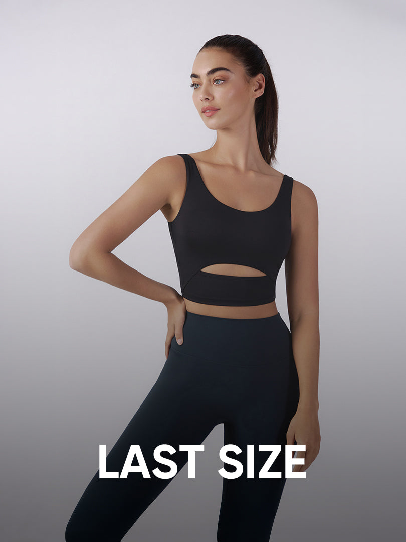 [LAST SIZE] Be-Free カットアウト クロップド スポーツブラ - andar JAPAN